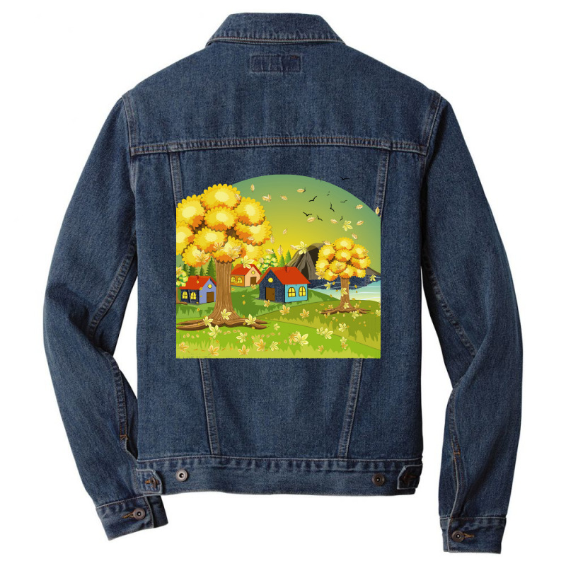 Autumn Season T Shirtautumn Town T Shirt Men Denim Jacket | Artistshot