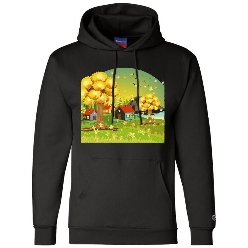 Autumn Season T Shirtautumn Town T Shirt Champion Hoodie | Artistshot