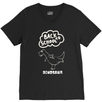 Back To School Dinosaur T Shirtback To  School Dinosaur T Shirt V-neck Tee | Artistshot