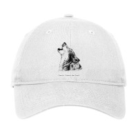 Howling Wolf Lobo Aullando Sketchy Gift Dogs & Nature Lovers T Shirt Adjustable Cap | Artistshot