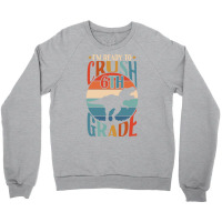 Back To School T Shirti'm Ready To Crush 6th Grade Back To School Dino Crewneck Sweatshirt | Artistshot