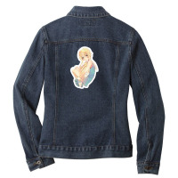 Bridget Guilty Gear Strive Season 2 120447765 Ladies Denim Jacket | Artistshot