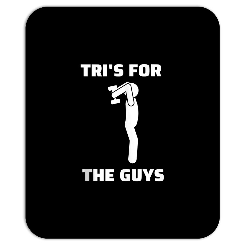 Tri's For The Guys Overhead Tricep Extension Gym Saying Tank Top Mousepad by FavorRoh | Artistshot