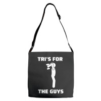 Tri's For The Guys Overhead Tricep Extension Gym Saying Tank Top Adjustable Strap Totes | Artistshot