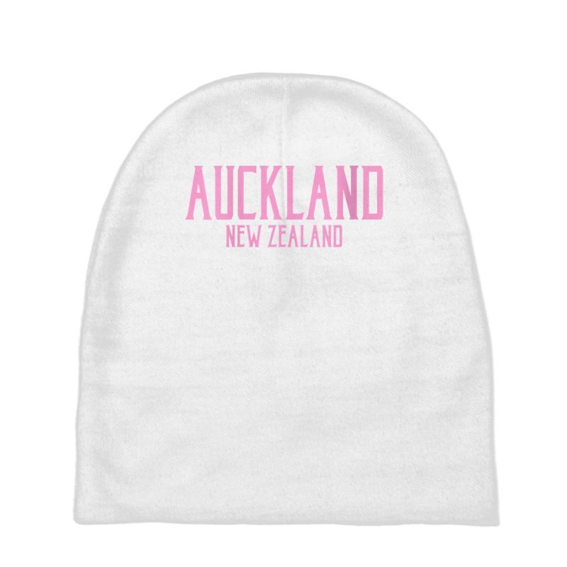 Womens Auckland New Zealand Vintage Text Pink Print V Neck T Shirt Baby Beanies by CrespinoEllawyn | Artistshot