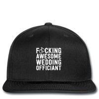 Fucking Awesome Wedding Officiant Gift For Men Minister Printed Hat | Artistshot