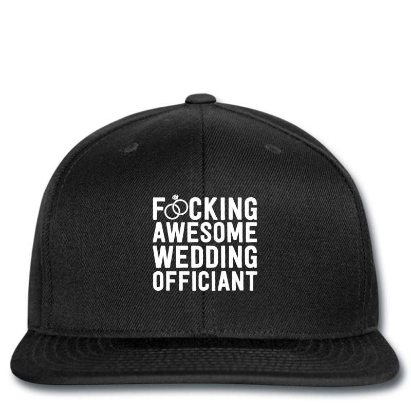 Fucking Awesome Wedding Officiant Gift For Men Minister Printed hat by gitamilda | Artistshot