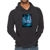 Tokyo Neon Night Synthwave Vintage Hoodie | Artistshot