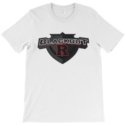 Rutgers Blackout T-shirt Designed By Decka Juanda