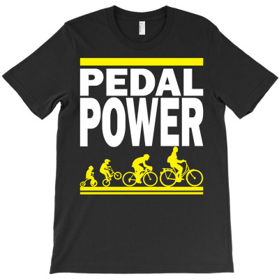 Pedal Power Bicycle T-shirt Designed By Gooseiant