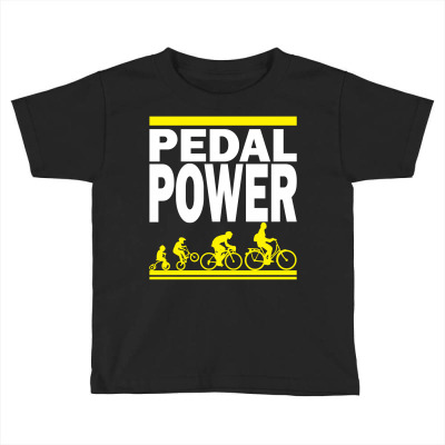 Pedal Power Bicycle Toddler T-shirt Designed By Gooseiant