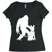 Belgian Malinois T Shirtbigfoot Walking Belgian Malinois T Shirt Women's Triblend Scoop T-shirt | Artistshot