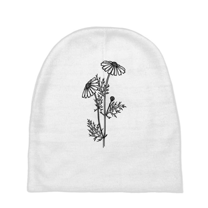 Feverfew Plant Botanist T Shirt Baby Beanies by gehriglyssy | Artistshot