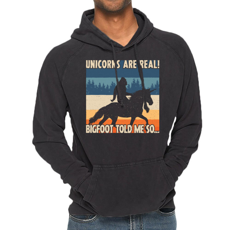 Bigfoot Gift T Shirtbigfoot Riding A Unicorn T Shirt Vintage Hoodie | Artistshot