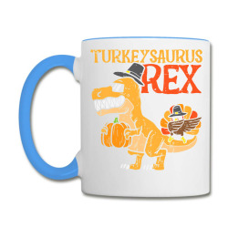 Kids Turkeysaurus R.e.x Dab Turkey Dino Toddler Boys Thanksgiving Coffee Mug Designed By New1day03091