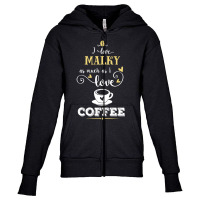 I Love Malky As Much As I Love Coffee Gift For Him Youth Zipper Hoodie | Artistshot