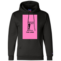 Exercise Daily   Walk With The Lord   Womens Version Champion Hoodie | Artistshot