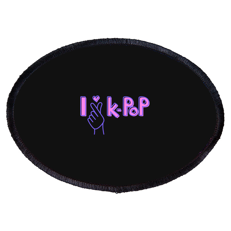 Cool,i,love,k Pop Oval Patch | Artistshot