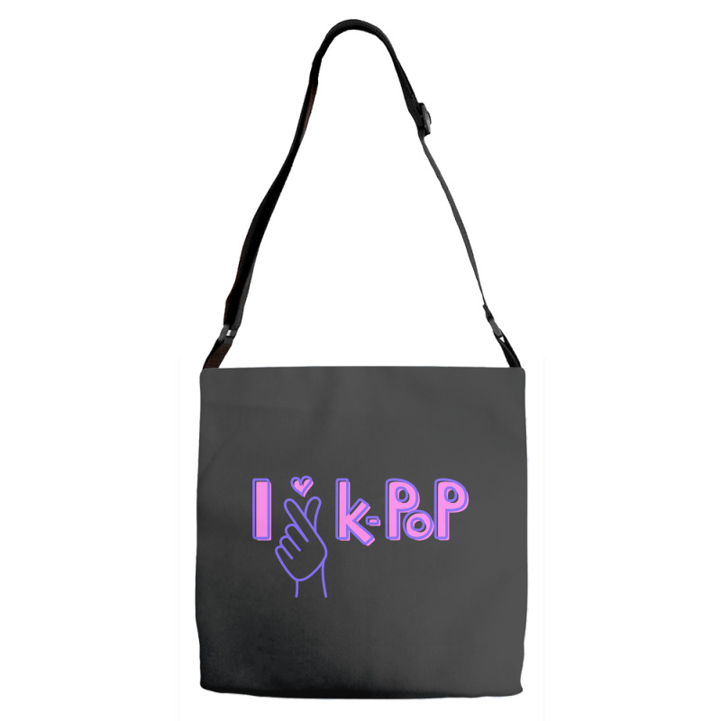 Cool,i,love,k Pop Adjustable Strap Totes | Artistshot