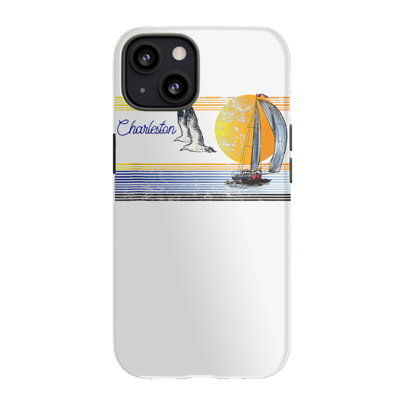 Vintage Sailing Sailboat Sail   Charleston South Carolina Tank Top Iphone 13 Case | Artistshot