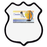 Vintage Sailing Sailboat Sail   Charleston South Carolina Tank Top Shield Patch | Artistshot