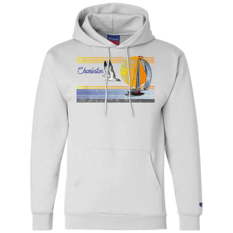 Vintage Sailing Sailboat Sail   Charleston South Carolina Tank Top Champion Hoodie | Artistshot