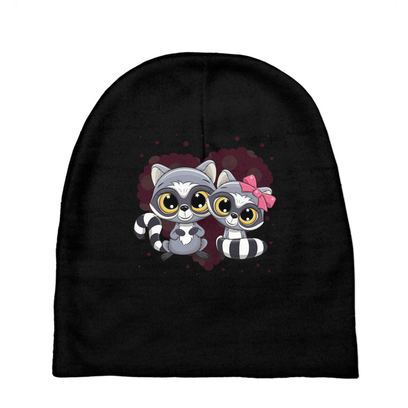 Cartoon Cat Cute Twin Baby Beanies | Artistshot