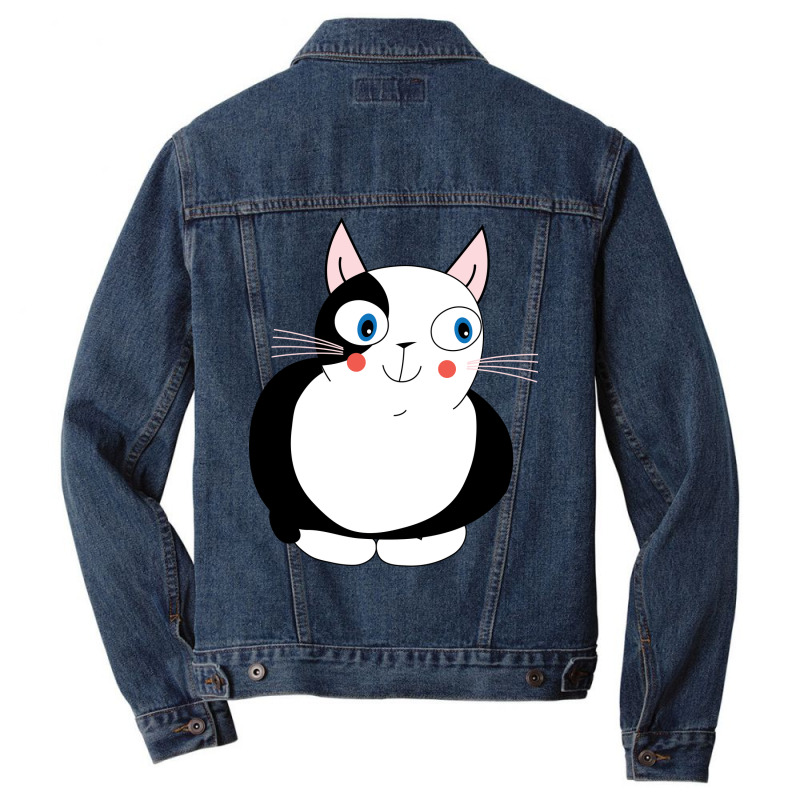 Cartoon Cat Men Denim Jacket | Artistshot