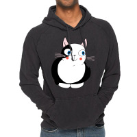 Cartoon Cat Vintage Hoodie | Artistshot