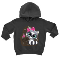 Cartoon Cat Cute Girl Toddler Hoodie | Artistshot