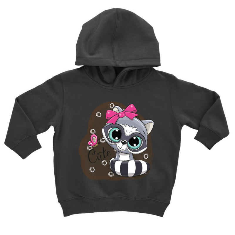 Cartoon Cat Cute Girl Toddler Hoodie | Artistshot