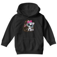 Cartoon Cat Cute Girl Youth Hoodie | Artistshot