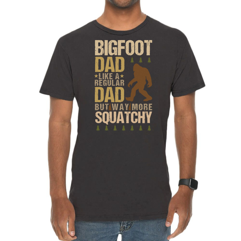 Bigfoot T Shirtbigfoot Dad T Shirt Vintage T-shirt | Artistshot