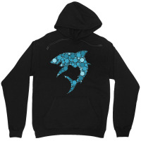 Blue Polka Dot Shark International Dot Day Funny Gifts Men Unisex Hoodie | Artistshot