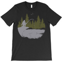 Bigfoot T Shirtbigfoot Fishing Gifts T Shirt T-shirt | Artistshot