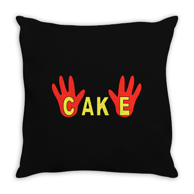 Burgers Cake Finger Throw Pillow Designed By Garnisflok
