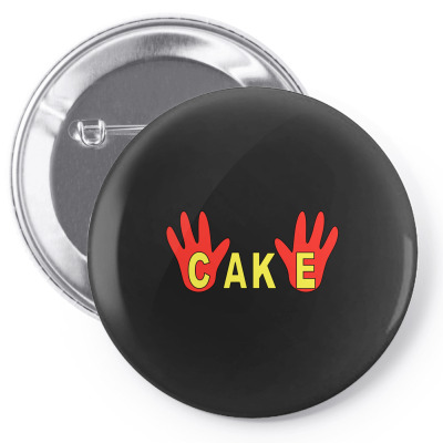 Burgers Cake Finger Pin-back Button Designed By Garnisflok