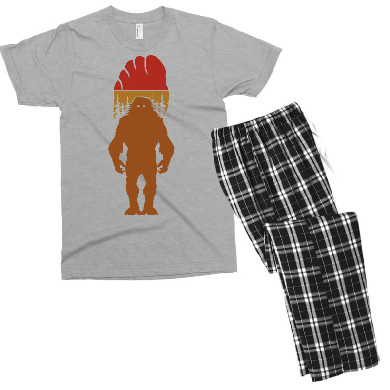 Bigfoot T Shirtbigfoot Footprint T Shirt Men's T-shirt Pajama Set | Artistshot