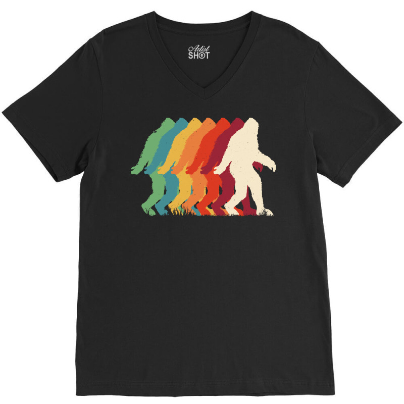 Bigfoot T Shirtbigfoot Retro T Shirt V-neck Tee | Artistshot