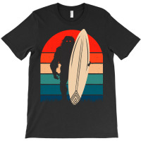 Bigfoot T Shirtbigfoot Surfing Retro Summer T Shirt T-shirt | Artistshot