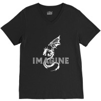 Cool Imagine Tattoo Dragon Vintage V-neck Tee | Artistshot