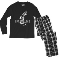 Cool Imagine Tattoo Dragon Vintage Men's Long Sleeve Pajama Set | Artistshot