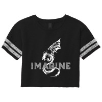 Cool Imagine Tattoo Dragon Vintage Scorecard Crop Tee | Artistshot