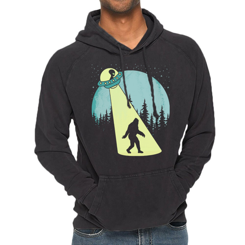 Bigfoot T Shirtbigfoot Ufo Abduction Full Moon T Shirt Vintage Hoodie | Artistshot