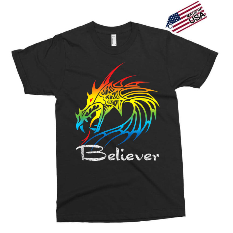 Dragon Believer Imagine This Gift For Dragon Fans Characters Cartoon G Exclusive T-shirt by HailieDesign | Artistshot