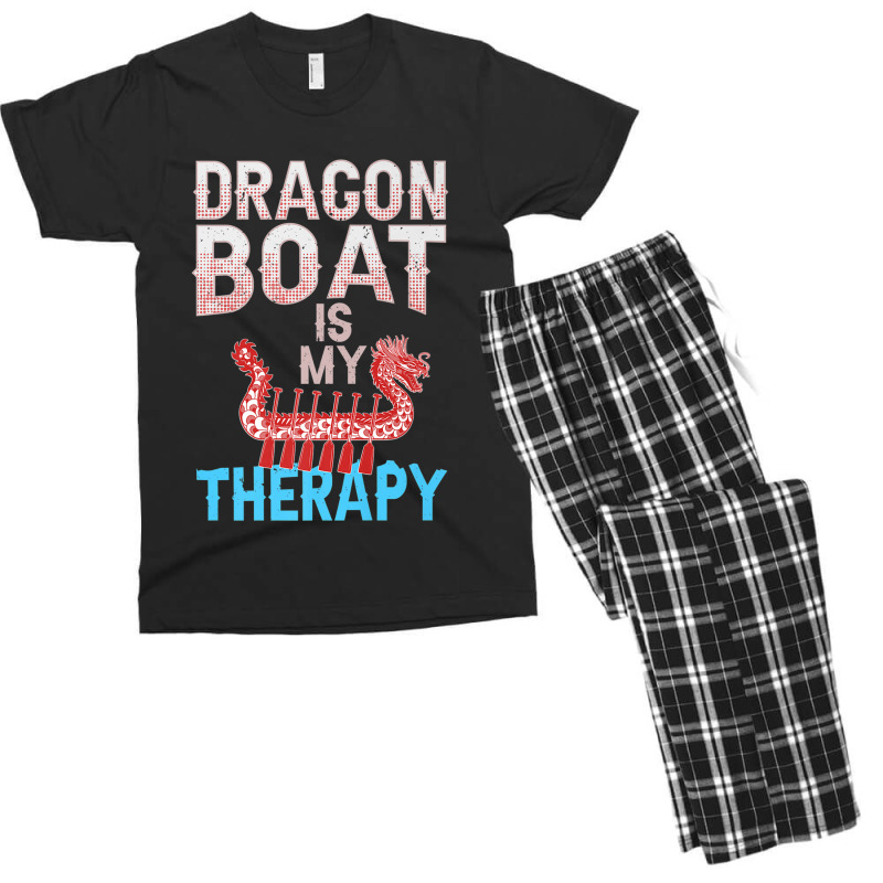 Dragon Boat Racing Festival Paddle Chinese Boating Art Character Men's T-shirt Pajama Set by HailieDesign | Artistshot