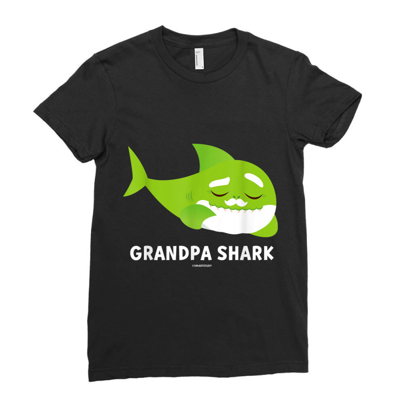 Mens Pinkfong Grandpa Shark Official Women Men Ladies Fitted T-Shirt by CaleDesign | Artistshot