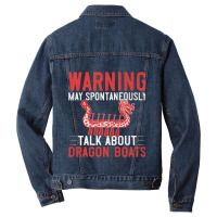 Dragon Boat Racing Festival Paddle Chinese Boating Character Videogame Men Denim Jacket | Artistshot