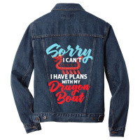 Dragon Boat Racing Festival Paddle Chinese Boating Characters Video Ga Men Denim Jacket | Artistshot