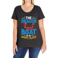 Dragon Boat Racing Festival Paddle Chinese Boating Design Character Ladies Curvy T-shirt | Artistshot